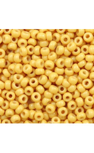 Miyuki rocailles Perlen 8/0 - Duracoat opaque banana 8-4452